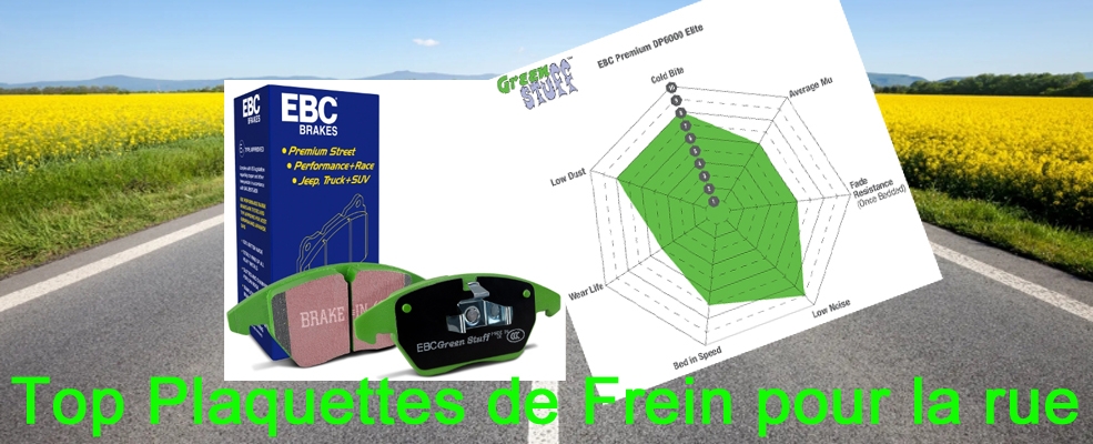 EBC Green Stuff pour la route avec des propriétés de freinage exceptionnelles