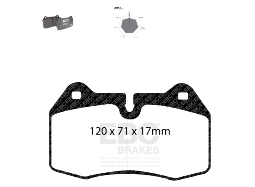 Racing RP-1 Track and Race Brake Pads