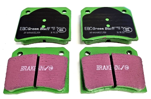 EBC DP2101 Greenstuff Brake Pad 2000 Series Sport Set (ca 80x66mm) Bremsbelagsatz
