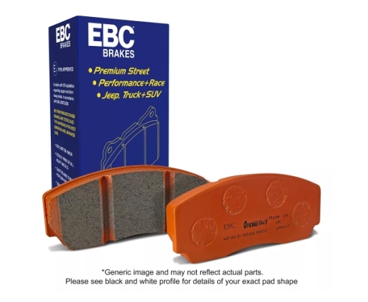 EBC Orangestuff 9000 Series Race Brake Pad Set EBC Orangestuff 9000 Series Race Brake Pad Set