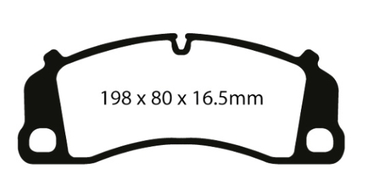 EBC Yellowstuff 4000 Series Street and Track Brake Pad Set (DP42206R) EBC Yellowstuff 4000 Series Street and Track Brake Pad Set (DP42206R)