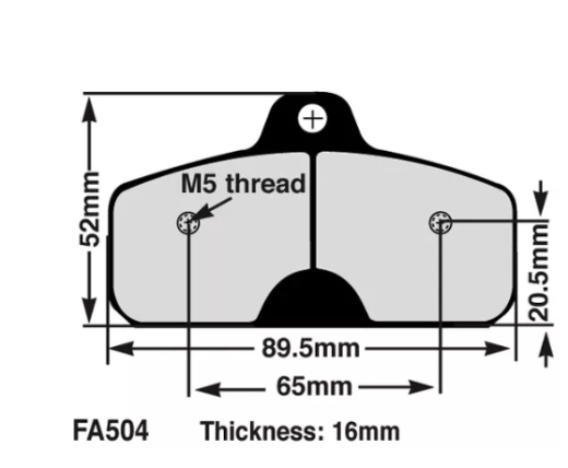 EBC FA504C Brakes Replacement Kart Brake Pad Set