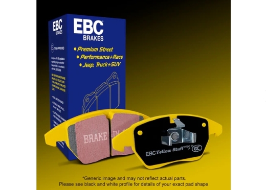 EBC DP4101R Yellowstuff Brake Pad 4000 Series Sport Set 80x66x15mm