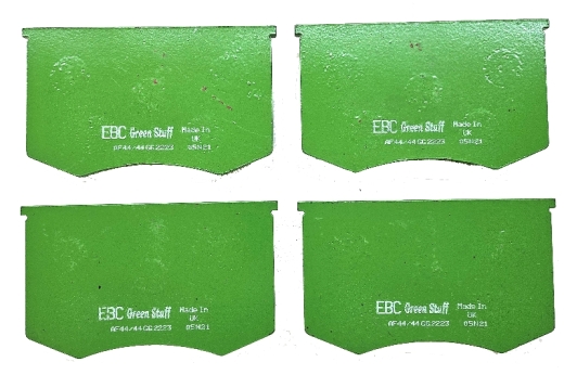 EBC DP2223 Greenstuff Scheibenbremsbelag Satz 2000 Series 122x73x19mm