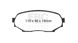 EBC Greenstuff Brake Pad 2000 Series Sport Set
