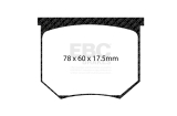 EBC DP2035 Greenstuff Brake Pad 2000 Series Sport Set 128.0 x 49.0 x 15.0mm