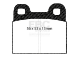 EBC DP3105C Redstuff 3000 Series Sport Scheibenbremsatz 56x53x15mm