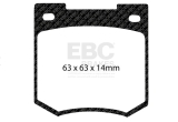 EBC DP2106 Greenstuff Scheibenbremsbelag Satz 2000 Series Sport 63x63x14mm