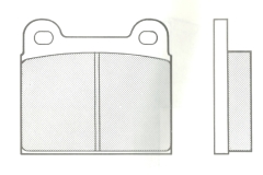 EBC DP2104 Greenstuff Brake Pad 2000 Series Sport Set 61x56mm
