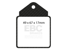 EBC Greenstuff Brake Pad 2000 Series Sport Set 67x49x17mm