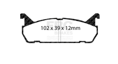 EBC Greenstuff Brake Pad 2000 Series Sport Set