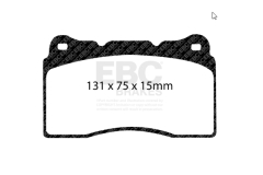 EBC DP81210.15SR11 Sintered Racing Scheibenbremsbelag Satz 131x75x15.0mm