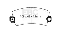 EBC DP2269 Greenstuff Brake Pad 2000 Series Sport Set
